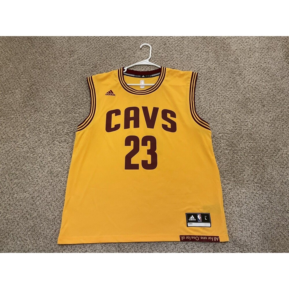 Men's Large adidas NBA Cleveland Cavaliers LeBron James Basketball Jersey